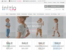 Tablet Screenshot of inizio-moederenkind.nl